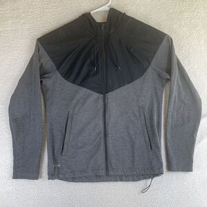 Helly Hansen Jacket Mens Medium Gray X Cool Full Zip Windbreaker Vented